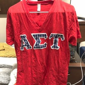 alpha sigma tau letter shirt
